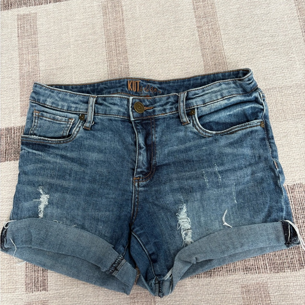 Kut from the Kloth Women's Blue Denim Shorts